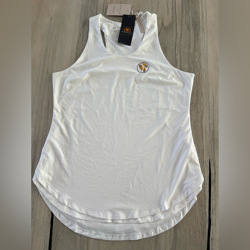PETER MILLAR President Cup Crown Sport Women's Billie Double Layer Tank White XS